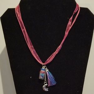 Pink Moon Dust Fairy Wish Necklace